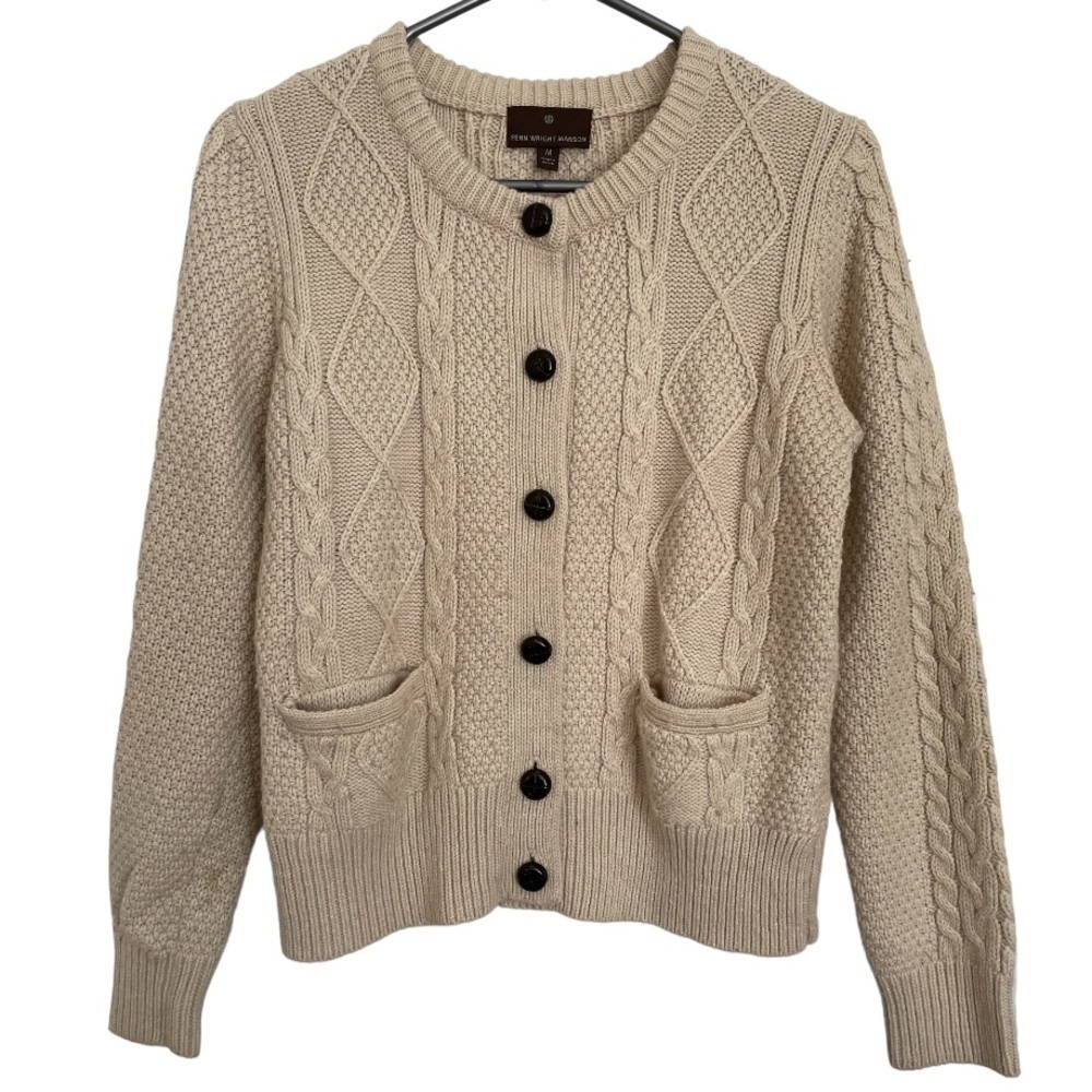 Fenn Wright Manson Knitted Button Front Sweater size M